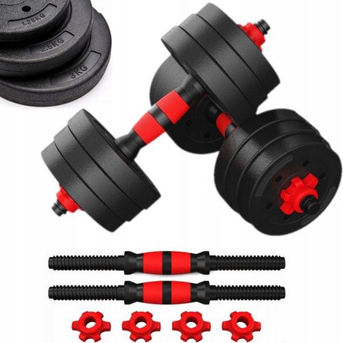  Verstellbare Bitumenhanteln SPORT BLAST 2x 20 kg