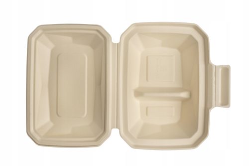 Einweggeschirr LunchBOX Lunchbox 24x17xcm EKO Zellstoff gratis SUP 200 Stk.