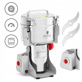   Professionelle elektrische Mühle für Gewürze, Kräuter, Kaffee, Nüsse, 2000 g, 3400