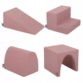    KiddyMoon Schaumstoff-Spielplatzkeil/Hügel/Tunnel/Stufe FÜR KINDER