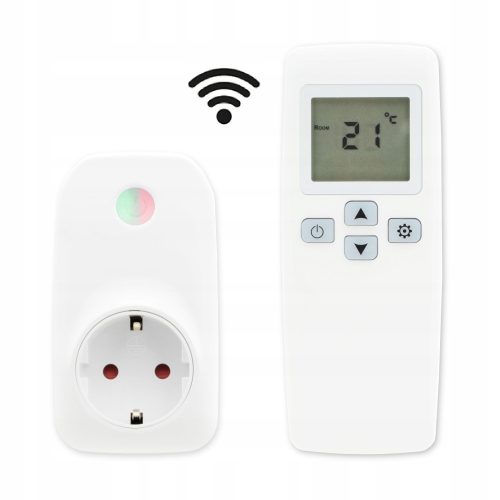 WLAN-Steckdosenthermostat mit FERNBEDIENUNG, Steuerung für die WLAN-Thermostatsteckdose