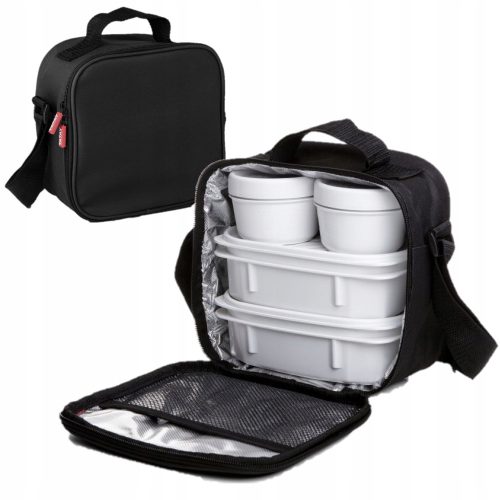  LunchBox Lebensmitteltasche für die Arbeit, 4 Behälter