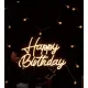  Neonlicht-LED-Aufschrift HAPPY BIRTHDAY GELB Geburtstag