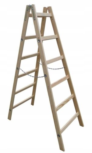 Holzleiter 1 m Holz 1 x 6