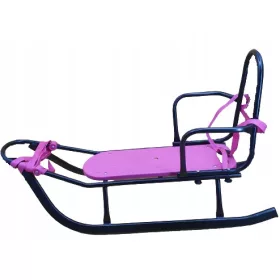  Adbor Piccolino BLACK rosa-schwarzer Metallschlitten