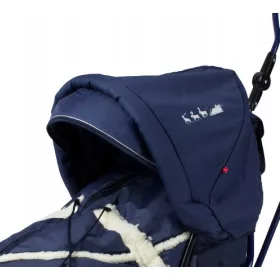  ADBOR SLEDGE CANOPY PICCOLINO Farbe: MARINEBLAU