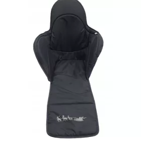  Piccolino Schlittenmatratzenauflage, schwarz - wasserfest