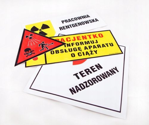 Aufkleber für Röntgenräume