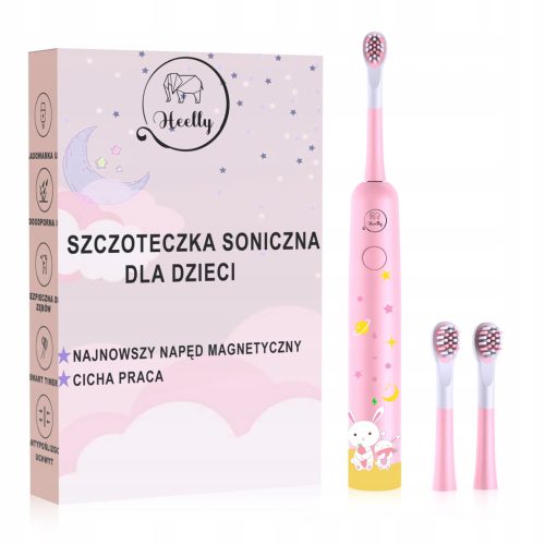  KINDER-SCHALLZAHNBÜRSTE PREMIUM ROSA HEELLY