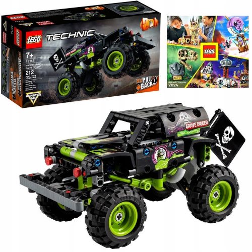  LEGO Technic Monster Jam Grave Digger 42118 + LEGO KATALOG 2024 NEU