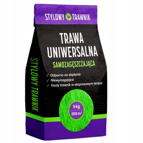  Ziergras, Grasmischung, für trockene Bereiche, für schattige Bereiche, Garten, Sport Stylowy Trawnik 200 m² 5 kg