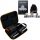 Coole, lustige Gadgets Whisky-Etui mit Gläsern Froster GAD02858 schwarz + Eissteine mit Deckel Froster GAD01961 9-tlg