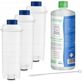    3 Wasserfilter für DELONGHI DINAMICA Kaffeemaschine Entkalker für DELONGHI 1000 ml