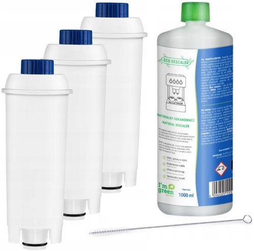  3 Wasserfilter für DELONGHI DINAMICA Kaffeemaschine Entkalker für DELONGHI 1000 ml