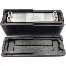   PLATTENWÄRMETAUSCHER 40 PLATTEN 45 kW 4 x 3/4" SANITLINE SL2340 + ISOLIERUNG