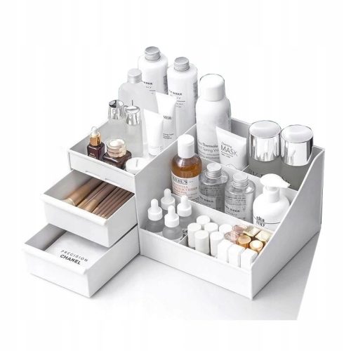 Kisten und Truhen Weißer Kosmetik-Organizer CB15B