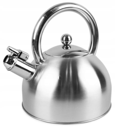  Traditioneller Stahlkessel Maestro 2,5 l, Grau- und Silbertöne