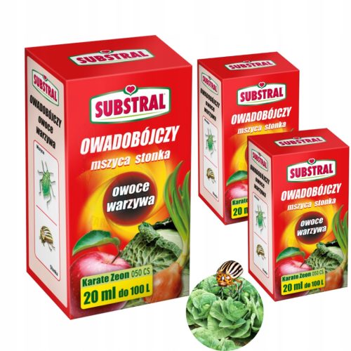 Substral Karate Zeon Insektizid 20 ml x 3 Pack – Effektiv gegen Schädlinge