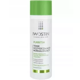   Iwostin Purritin Klärender und Normalisierender Toner 200 ml - Ideal für Mischhaut und Akne