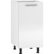  Halmar weißer Küchenschrank 52 x 40 x 82 cm, Frontfarbe: Weiß