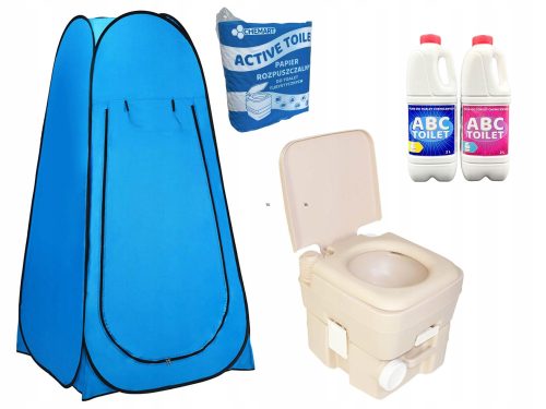TOILETTE 35L TRAGBARER TOURIST-WC-SITZ SITZABDECKUNG + 4 weitere Produkte