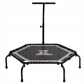    Fitness-Sprungtrampolin mit verstellbarem Griff 4,5 Fuß 130 cm Zipro