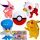  POKEMON FIGUREN SET 5in1 POKEBALL BALL FIGUREN ABBILDUNG 4 STÜCK PIKACHU