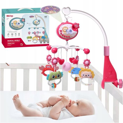  KARUSSELLPROJEKTOR FÜR BABYBETT + LAUTSTÄRKENEINSTELLUNG DER SPIELDOSE