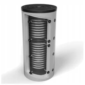    Kessel, Pufferspeicher, 1000 l Puffer mit zwei Rohrschlangen