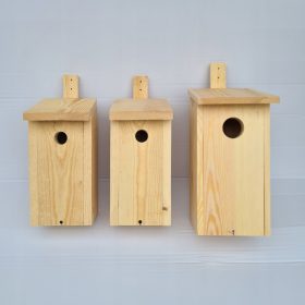  Nistkästen 3-tlg. Typ A1, Typ A, Typ B Nistkasten-Set