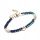  Azurit-Lapislazuli-Süßwasserperlen-Armband