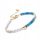  Mondstein-Apatit-Süßwasserperlen-Armband