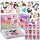 MAGNETISCHES PUZZLE-PUPPENKLEID UND PASSEND