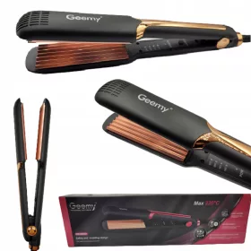    HAARKRIMER KERAMIK PRO IONISATION Geema WAVES SCHWARZES GOLD
