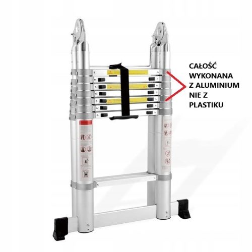 RANKOK Leiter 5,1 m Aluminium 14 bis 150 kg
