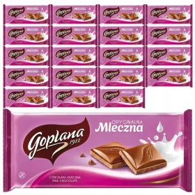 Goplana Original Milchschokolade 90g - Set von 20 Stück