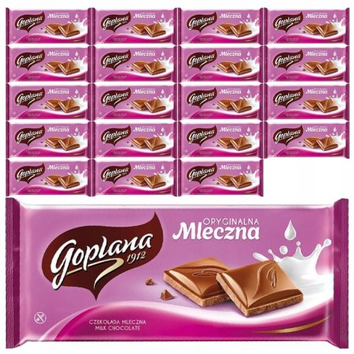 Goplana Original Milchschokolade 90g - Set von 20 Stück