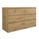  TopEshop Kommode 9789492081438 120 x 40 x 73,5 cm Artisan-Eiche matt