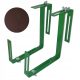  Brauner Balkonkastenhalter, Haken, 2er-Set, verstellbar Greenmill