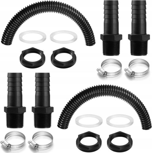  KIT ZUM ANSCHLUSS VON REGENWASSERTANKFÄSSER 50cm 2 STK