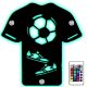 Coole, lustige Gadgets LED-NACHTLAMPE Fußball-T-Shirt, Geschenk für KIND FREUND 3D