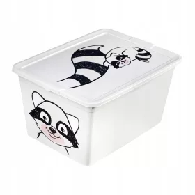  BRANQ - Spielzeugbehälter - Tier Waschbär - 30 L