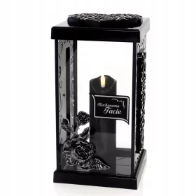    Eine einzigartige durchbrochene Kerze für Papa zum Vatertag, GRACE DAD, Silber