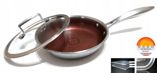 Bratpfannen Edenberg traditionelle Bratpfanne, 22 cm, antihaftbeschichtet