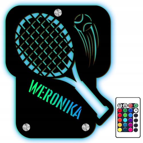 Coole, lustige Gadgets LED-NACHTLAMPE Tennis-T-Shirt-Geschenk für KIND JUNGE MÄDCHEN