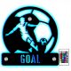 Coole, lustige Gadgets LED Fußball Nachtlampe Fußballspieler Geschenk für KIND FREUND 3D
