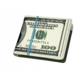  Dollar-Geldbörse 100 Dollar aus Öko-Leder