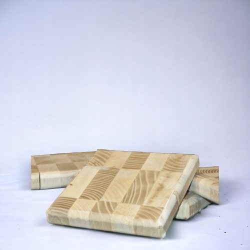 Tischunterlagen und Tischsets 8× Quadratische Holzunterlage 10 x 10 cm