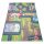  Spielteppich 120 x 170, rutschfest, bedruckt, für Kinder, bunt, modisch