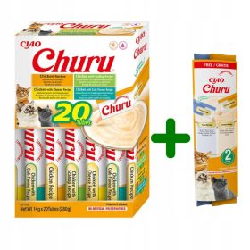  INABA CAT CHURU SORTEN HUHN 20x14g (280g)